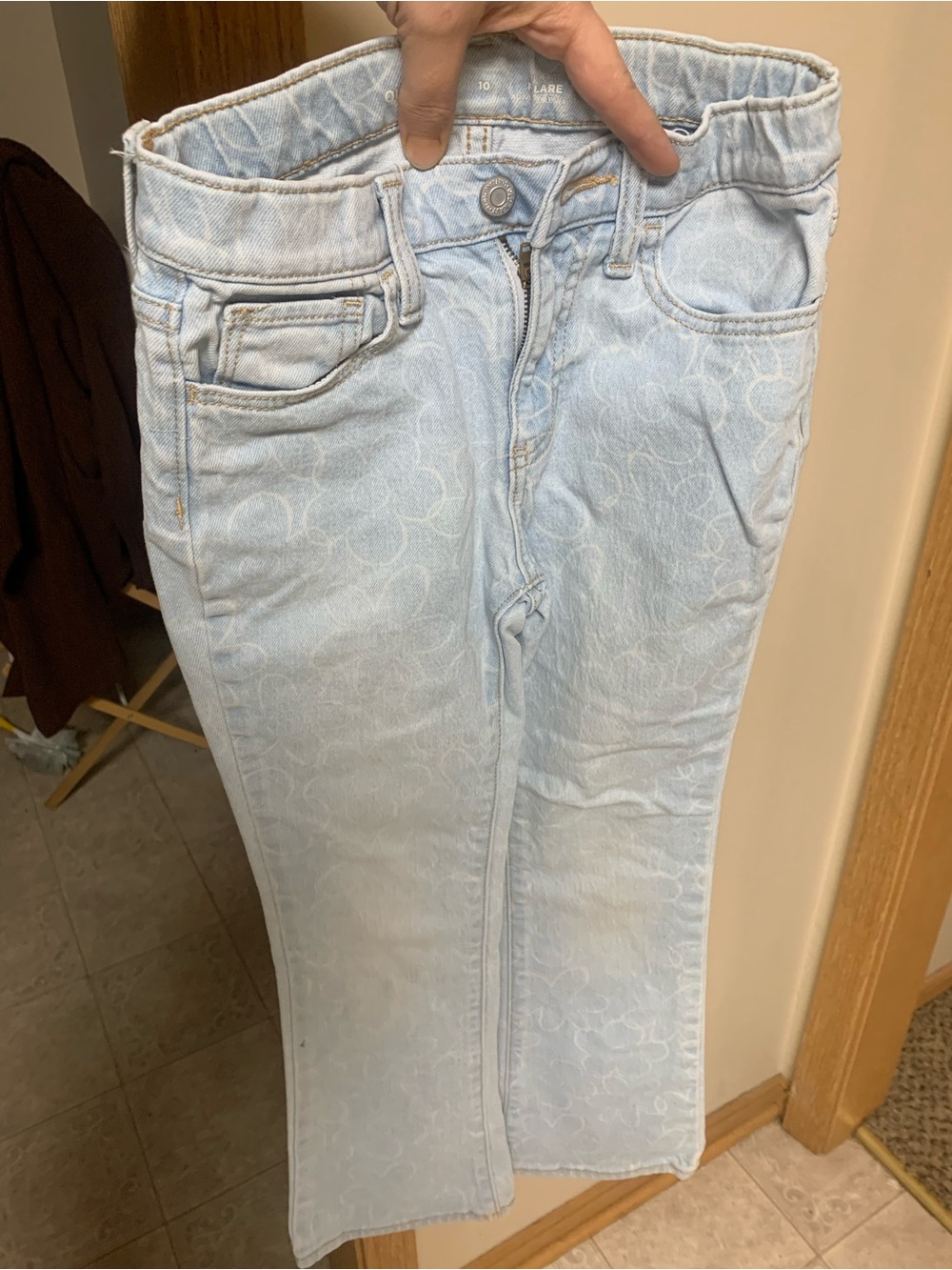 Old Navy Girls’ Floral Flare Jeans